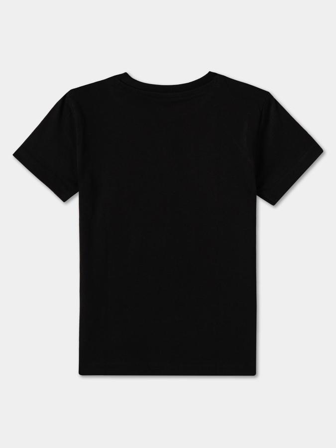 Printed T-Shirt with Crew Neck and Short Sleeves image number 1