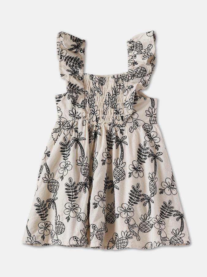 R&B GIRLS Short Sleeves Printed DRESS image number 1