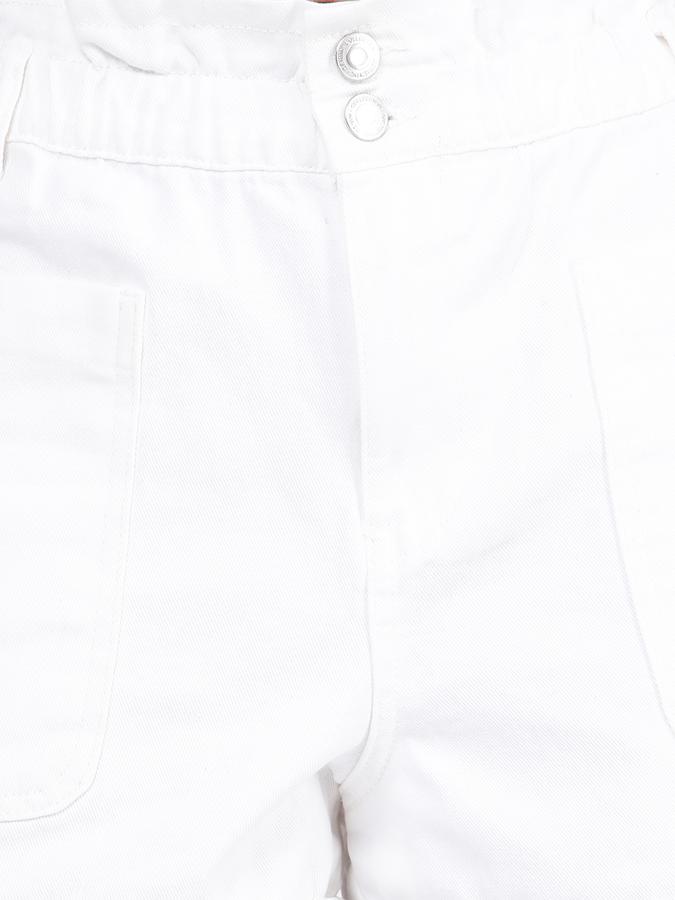 R&B Women White Shorts image number 3