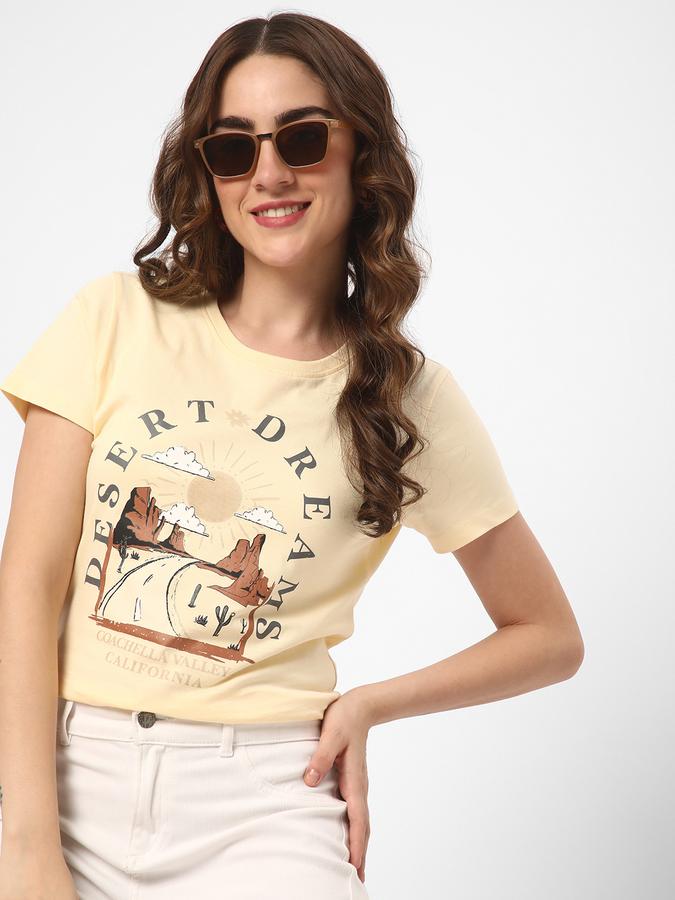 R&B Women Beige Tshirts