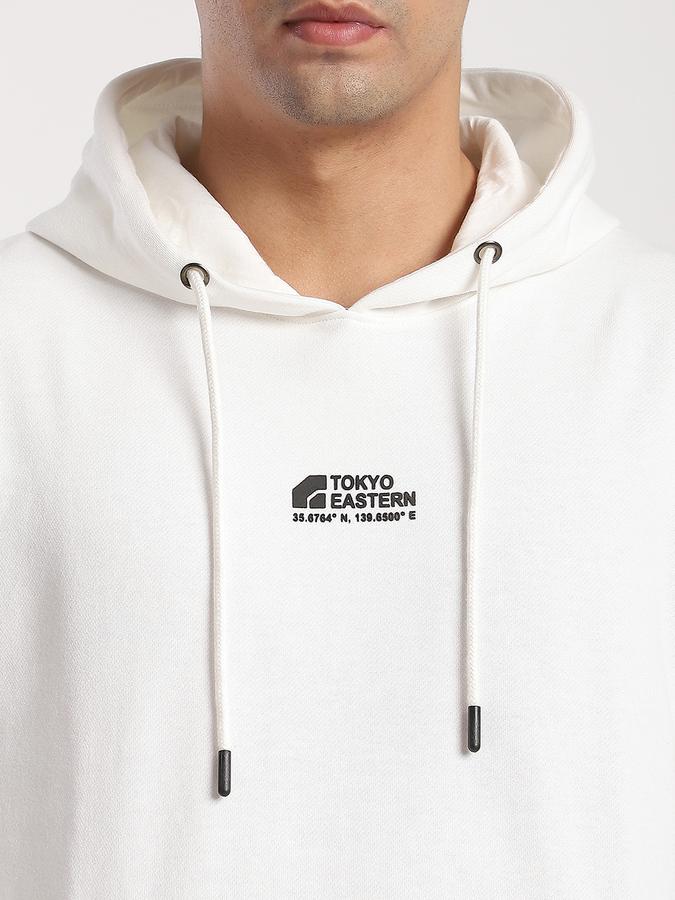 R&B Men's Ivory Printed Sweatshirt