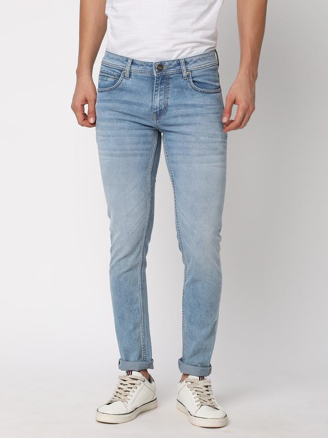 R&B Men's Fashion Skinny Fit Jeans image number 0