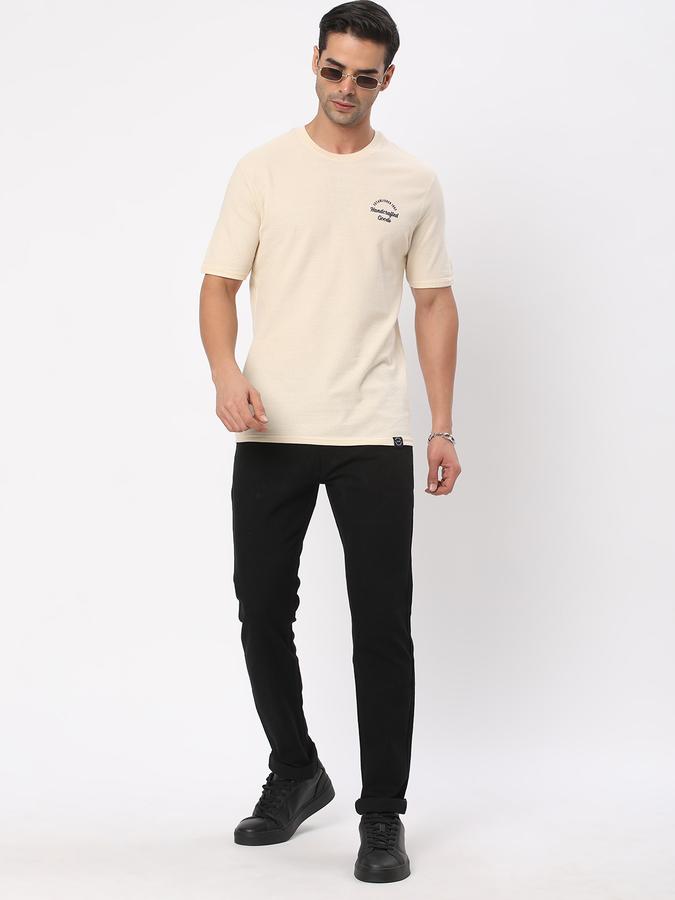 R&B Men's Solid Structured T-Shirt image number 1