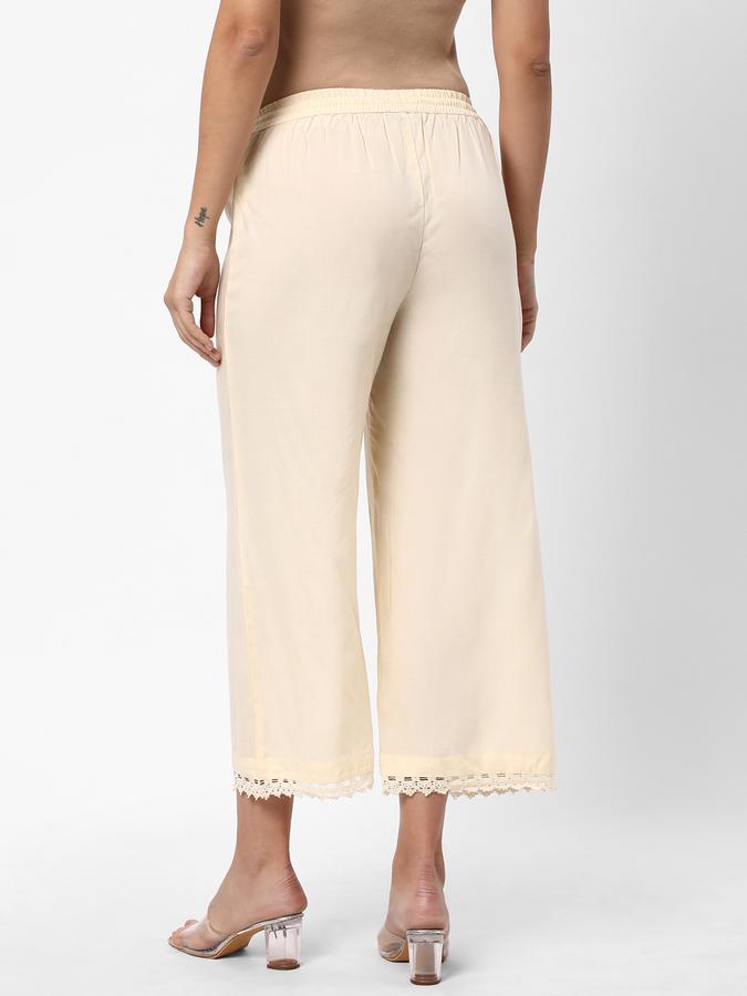 Women Lace Relaxed Fit Pants image number 2