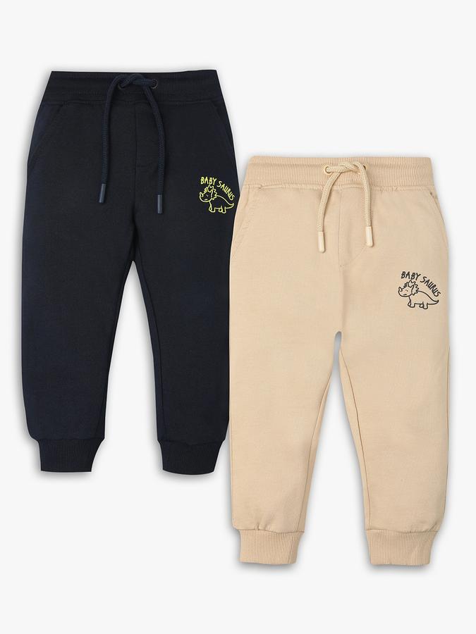 Pack of 2 Infant Boys Solid Pants