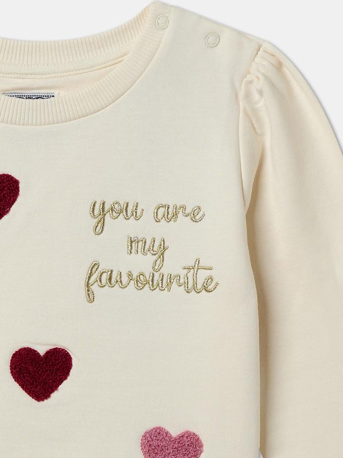 Full Sleeve Printed Baby Girls Sweatshirt image number 2