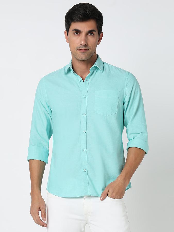 Men Solid Casual Shirt image number 1