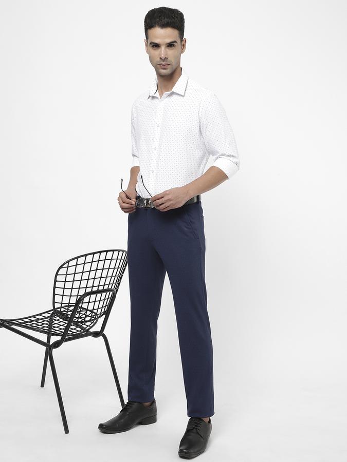 R&B Men White Formal Shirts image number 1