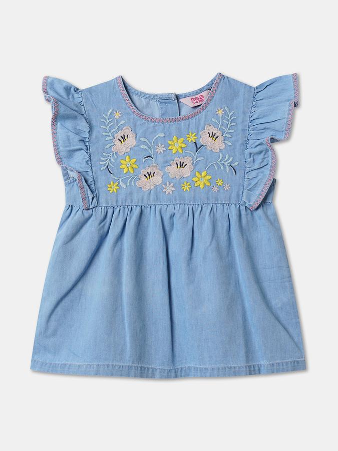 Girls Pure Cotton Woven Top image number 0