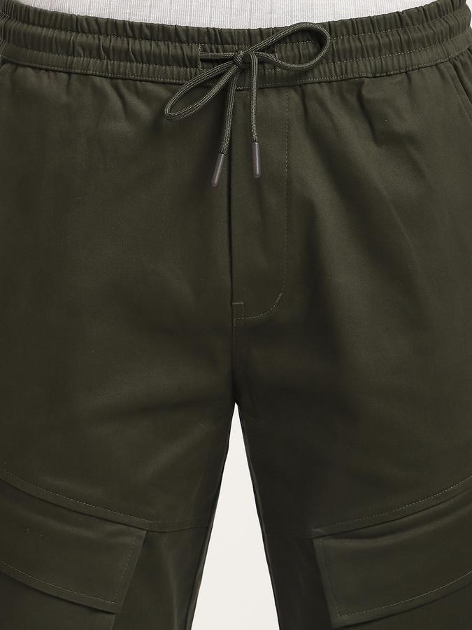 R&B Men's Olive Trousers
