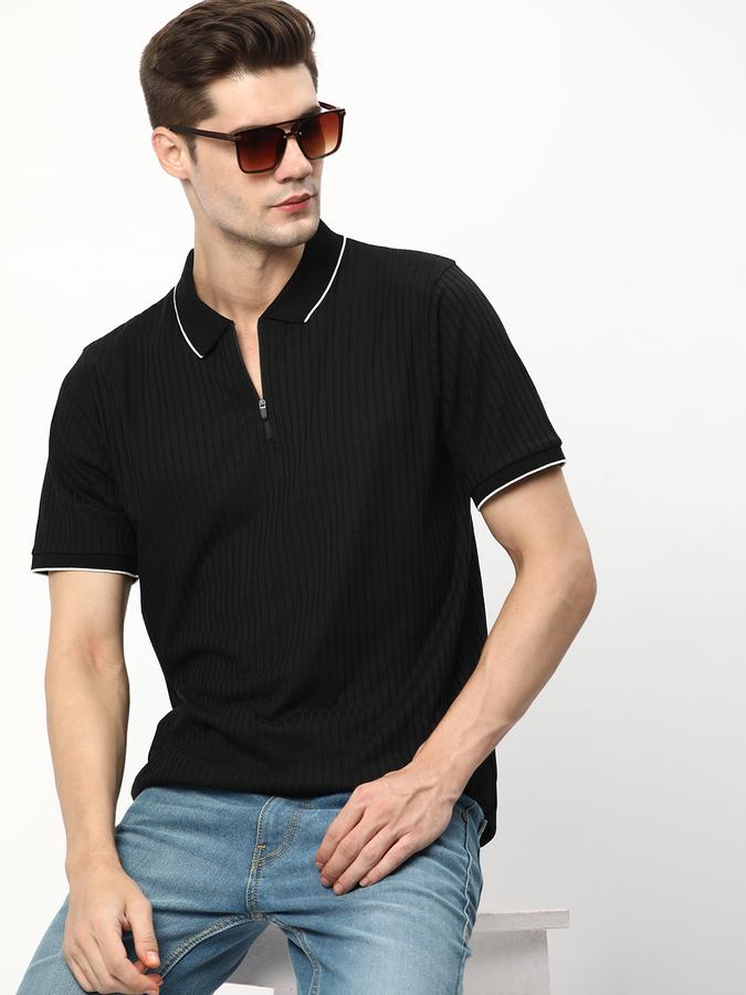R&B Men Black T-shirt