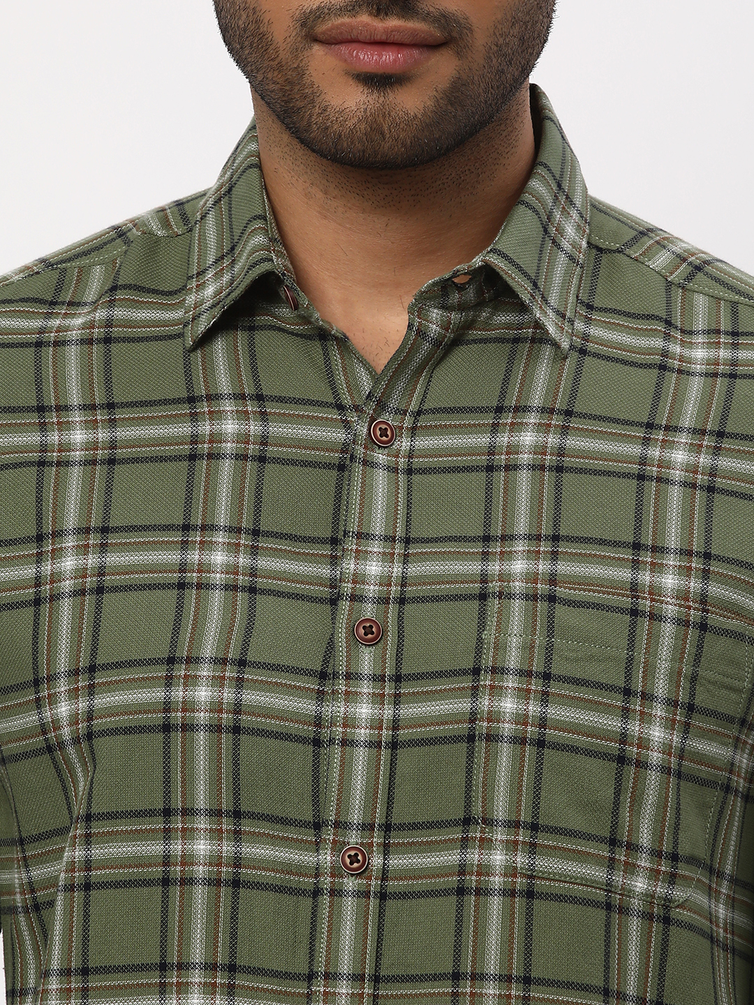 Checked Slim Fit Shirt image number 3