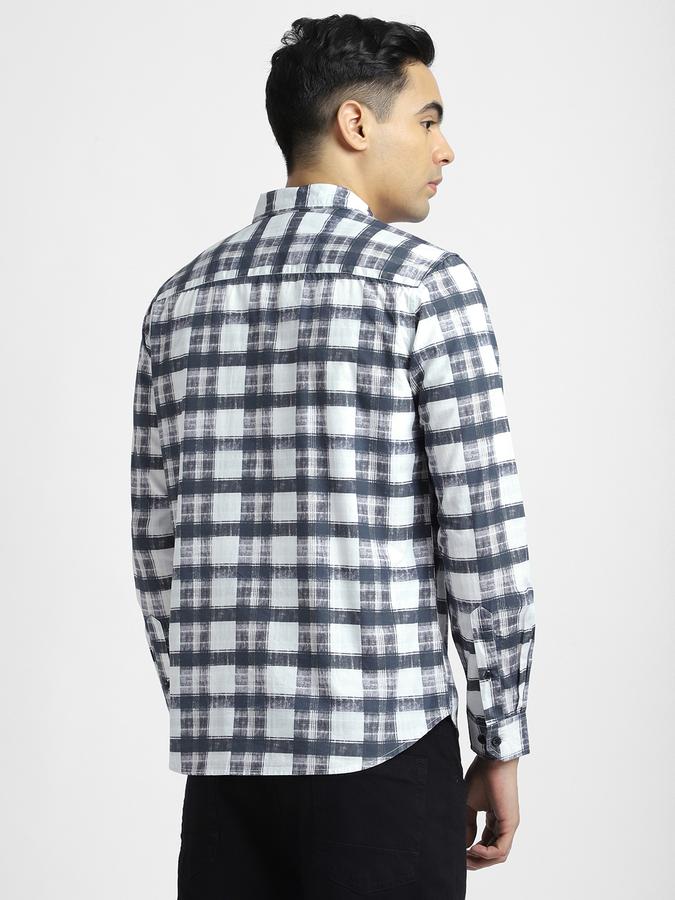 R&B Men's Black Checked Shirt