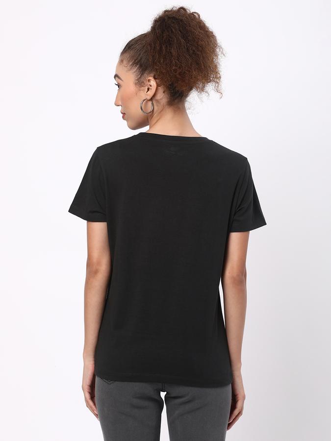 Women Regular Fit Round-Neck T-Shirt image number 2