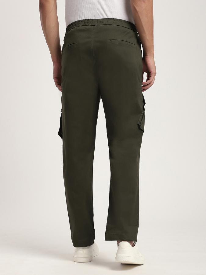 R&B Men's Olive Trousers