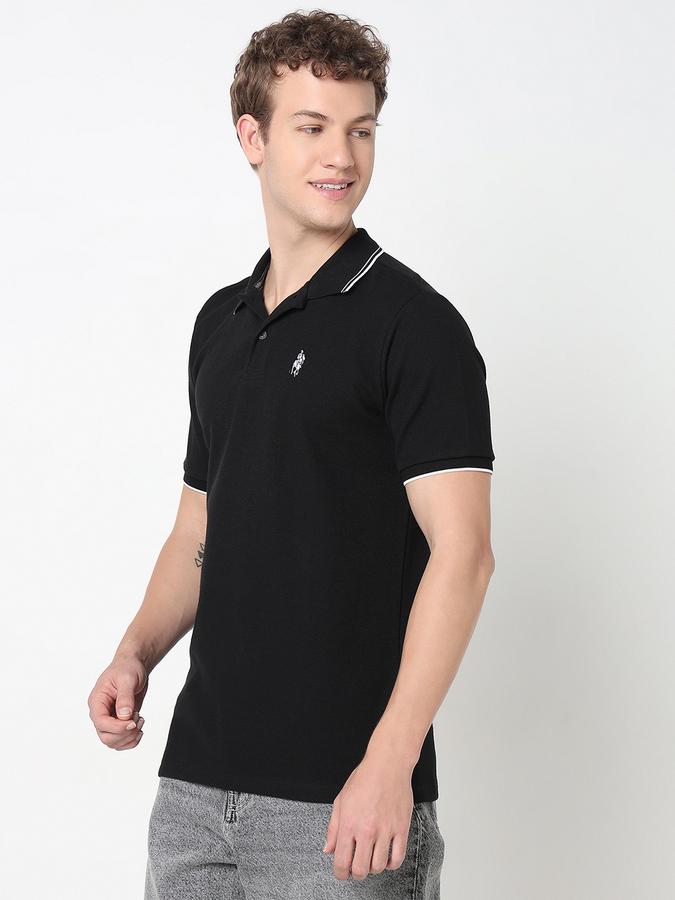 Logo Detail Polo T-Shirt with Short Sleeves image number 1