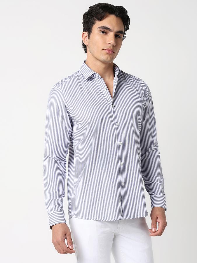 Men Striped Casual Shirt image number 1