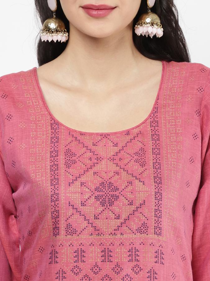 R&B Women Pink Kurtas image number 3