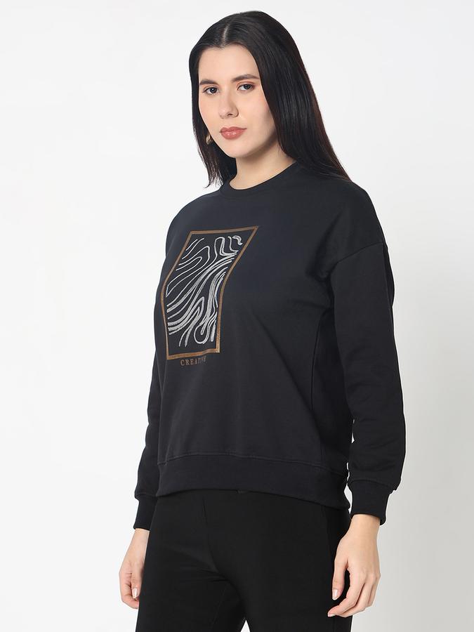 Full Sleeve Graphic Print Women Sweatshirt image number 2