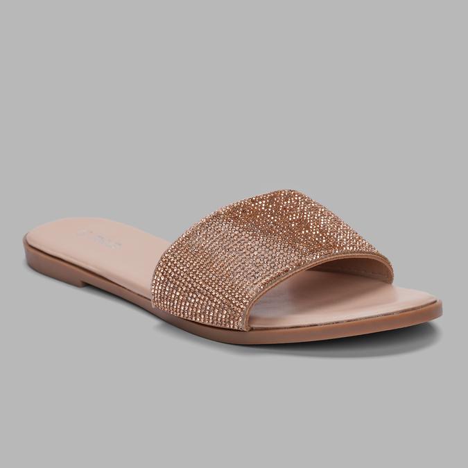 R&B Women's Rose Gold Shimmer Flats image number 2