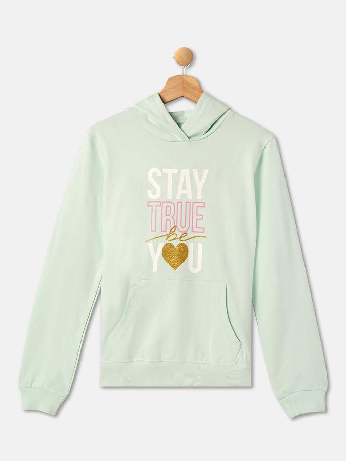 Girls Cotton Graphic Hoodie and Joggers Set