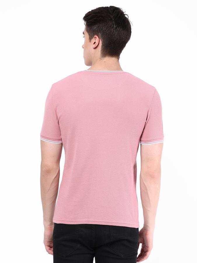 R&B Men's Solid Structured T-Shirt image number 2
