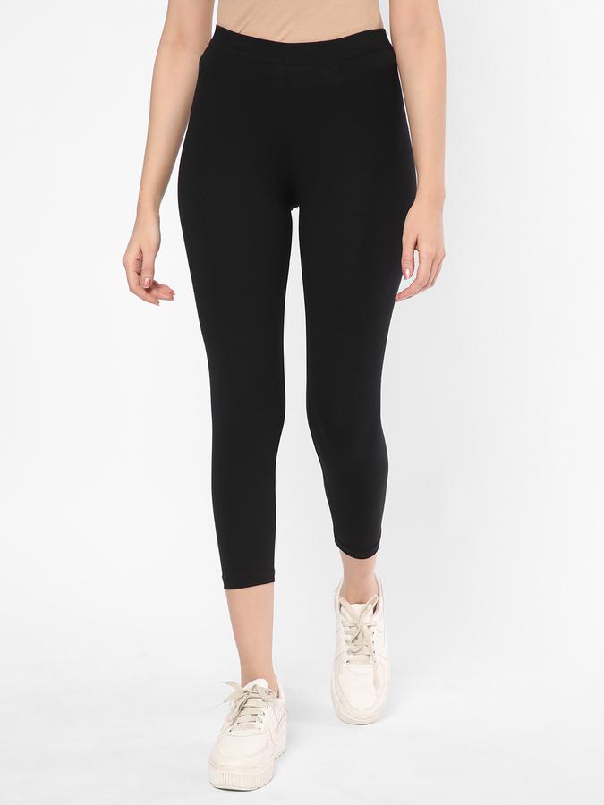 R&B Women Black Leggings image number 0