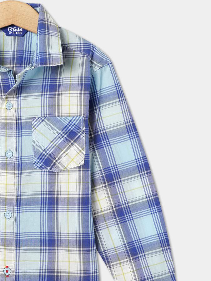 R&B Boy's Checks Shirt data-index=