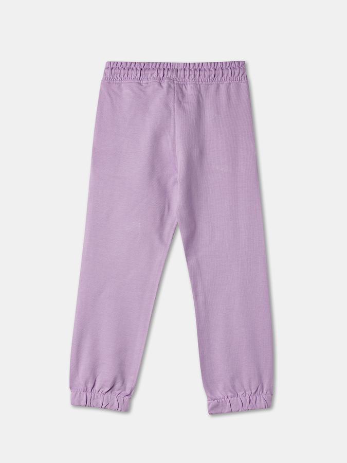 Girls Graphic Print Straight Track Pants image number 1