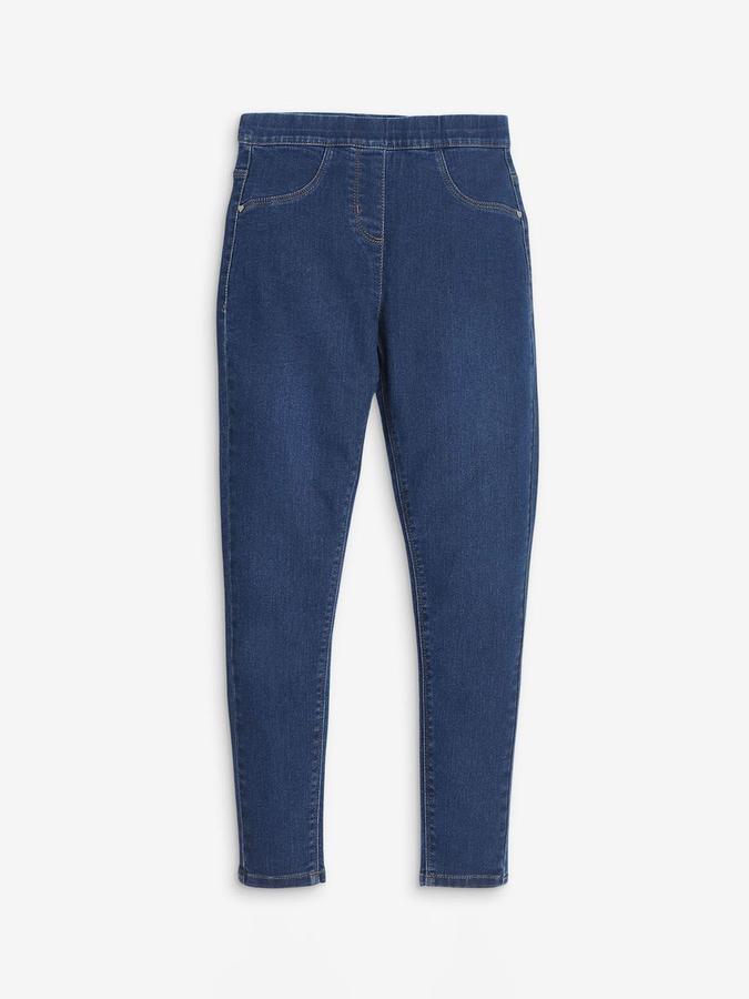 R&B Girls Dark Blue Regular Fit Mid-Rise Jeans