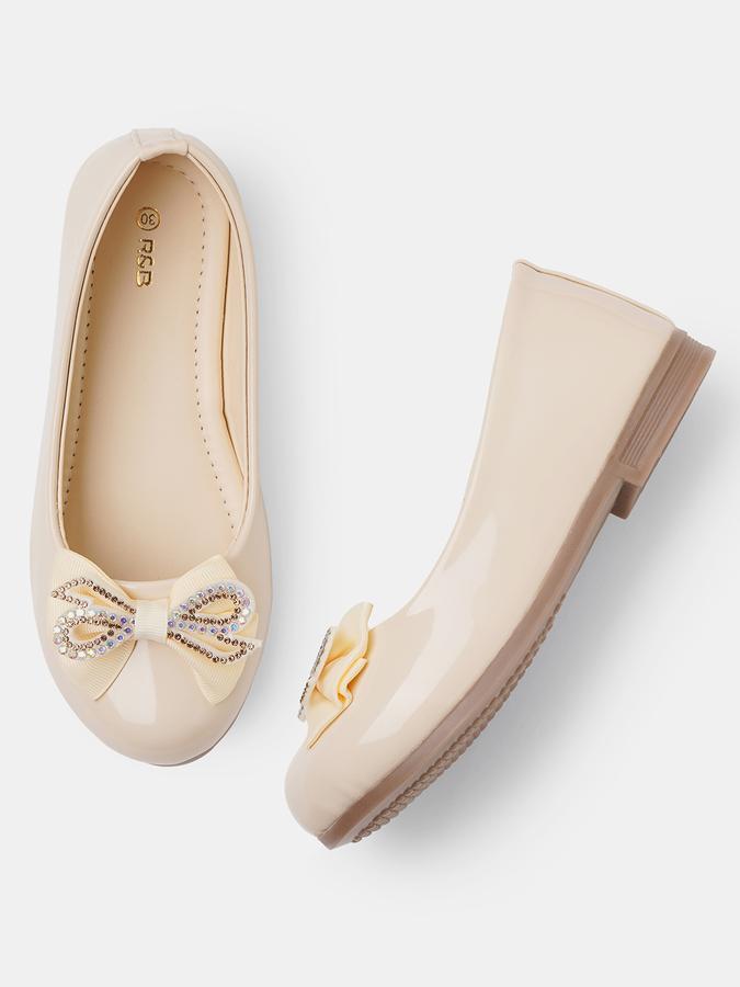 R&B Girls Bow Embellished Ballerinas