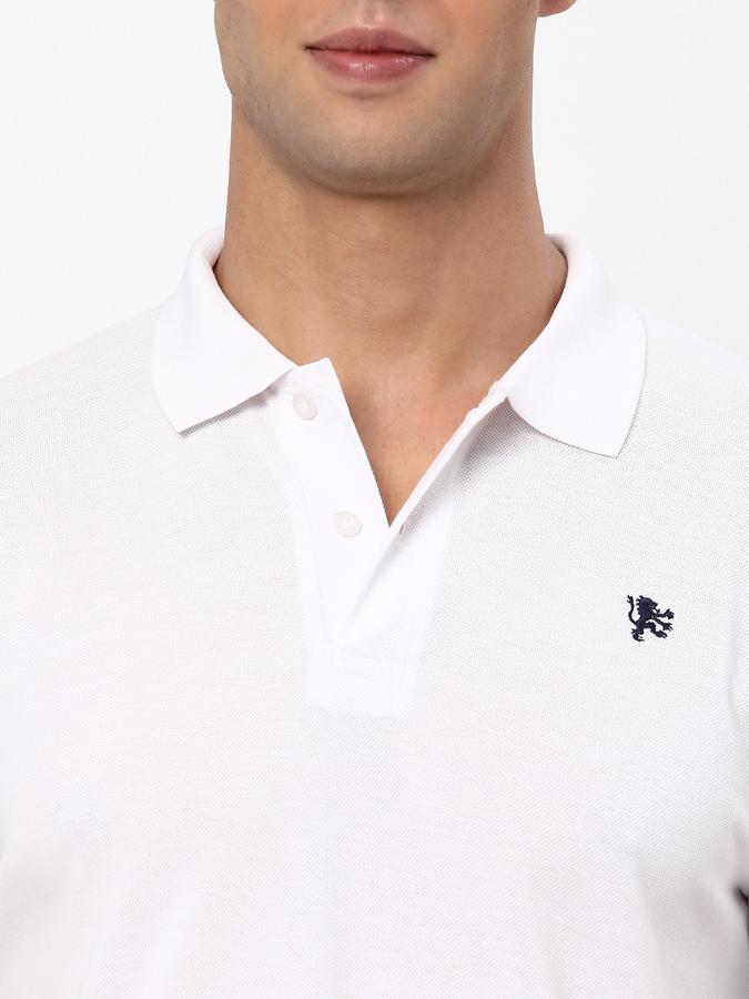 R&B Men's Solid Polo image number 3