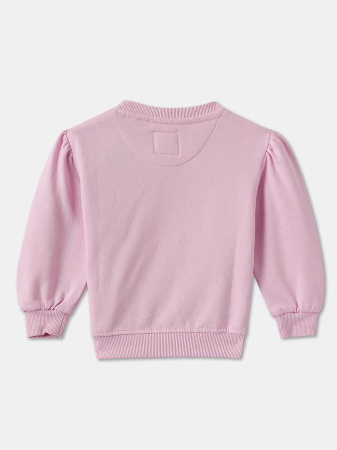 Girls Graphic Print Full Sleeve Crew Neck SweaT-Shirt