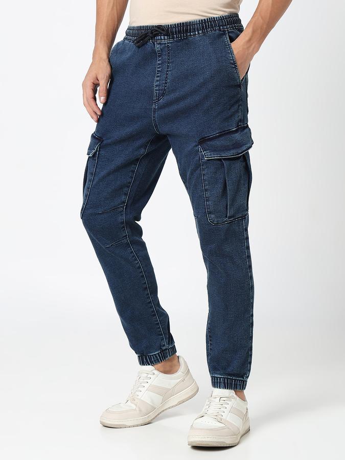 Men Solid Jeans image number 2
