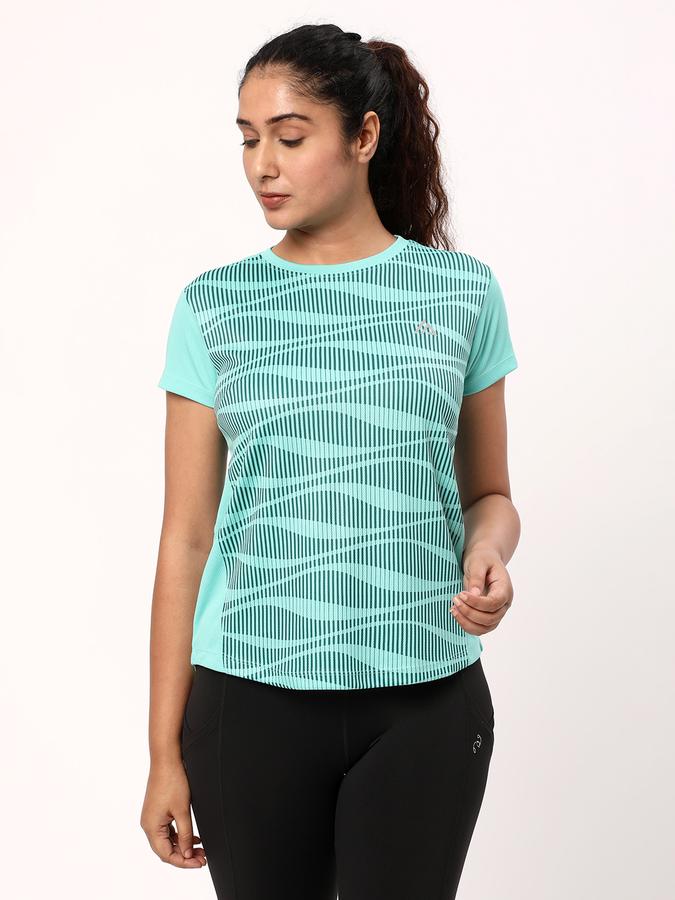 R&B Women's Printed Active Tee image number 2