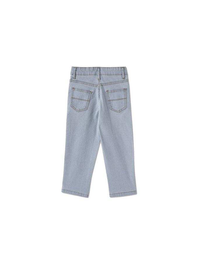 R&B Girls Light Blue Relaxed Fit Mid-Rise Jeans