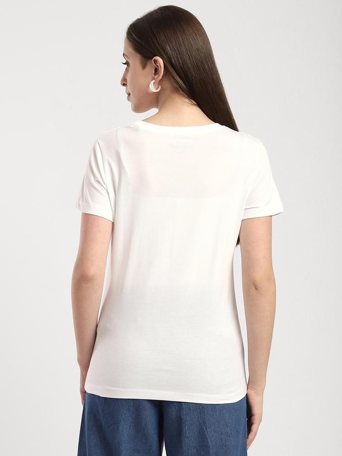 Women Cotton Regular Fit Round Neck Graphic T-shirt