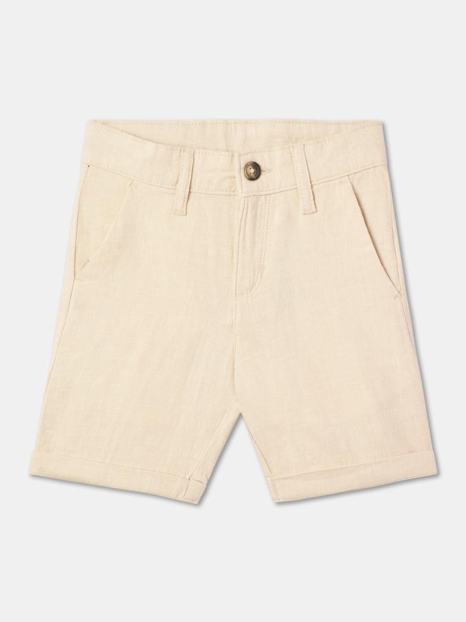 R&B Boys Beige Shorts & 3/4Ths image number 0