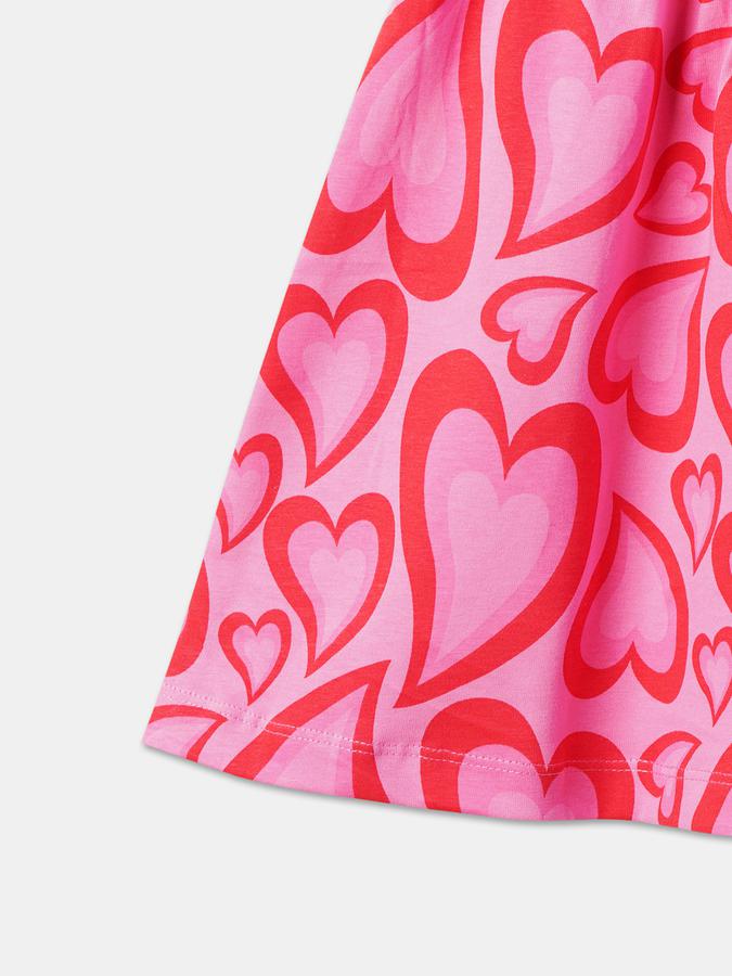 R&B Girls Pink Casual Dresses image number 3
