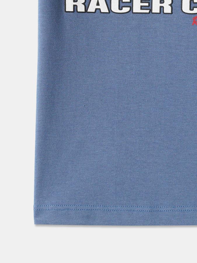 Boys Cotton Regular Fit Crew Neck Graphic T-shirt