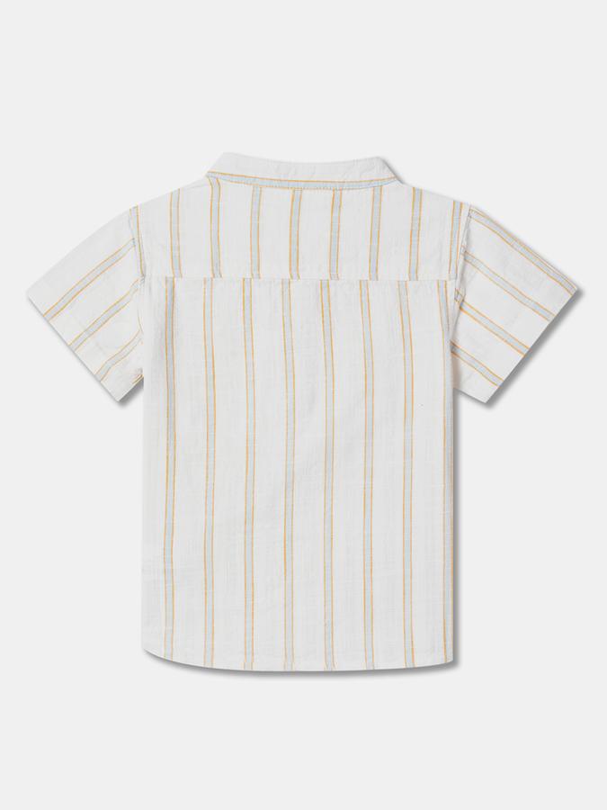 Boys Striped Relaxed Fit Shirt image number 1