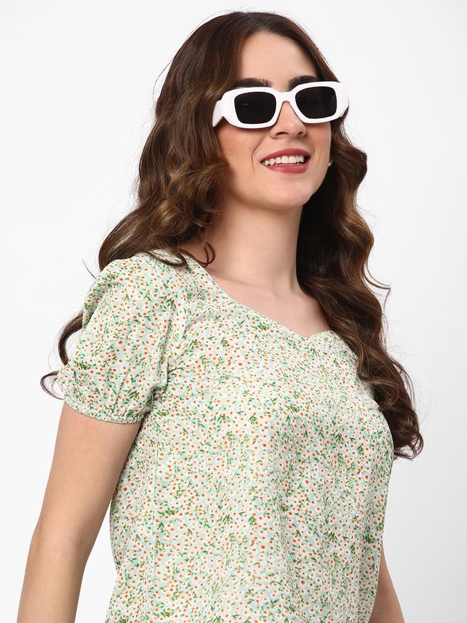 Women Printed Regular Fit Top image number 0