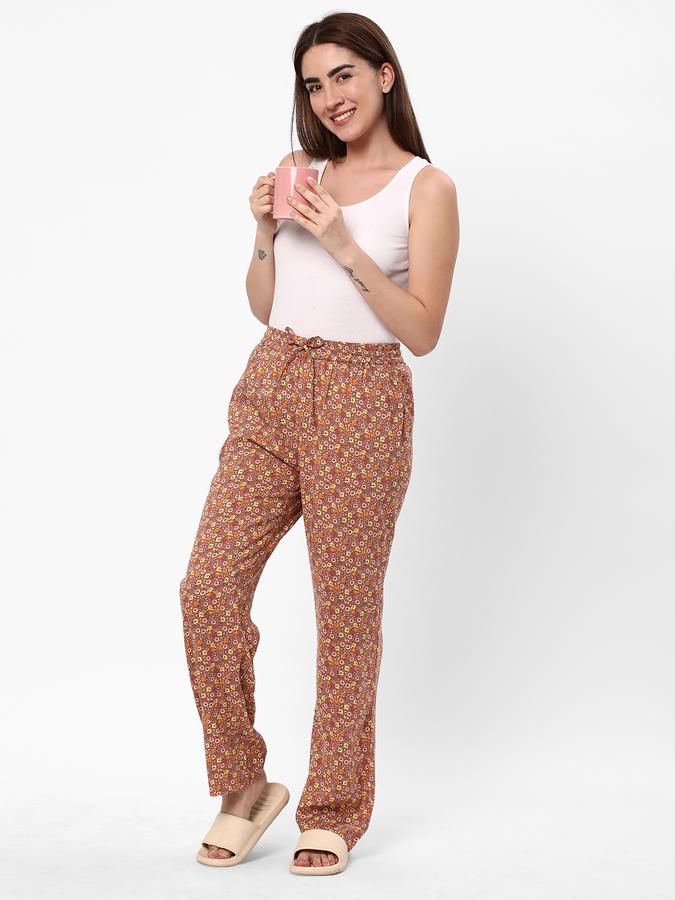 Women Floral Print Relaxed Fit Pyjamas image number 1