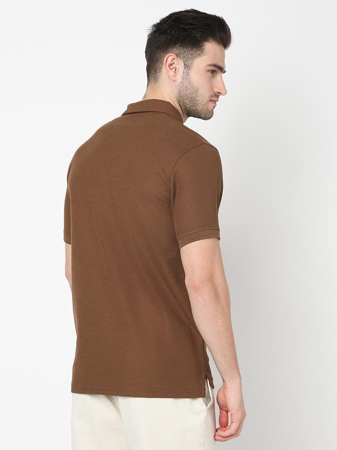 Men Regular Fit Polo T-Shirt image number 3