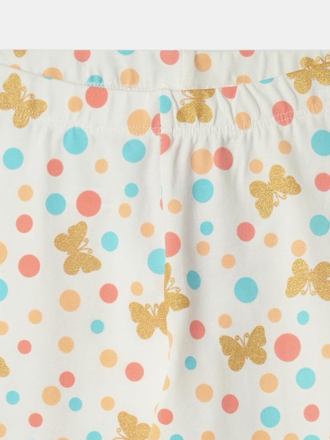 Girls Graphic Full Length Mid Rise Legging