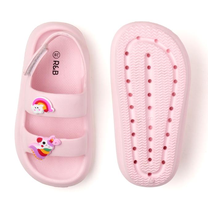 Girls Solid Flip Flops image number 3