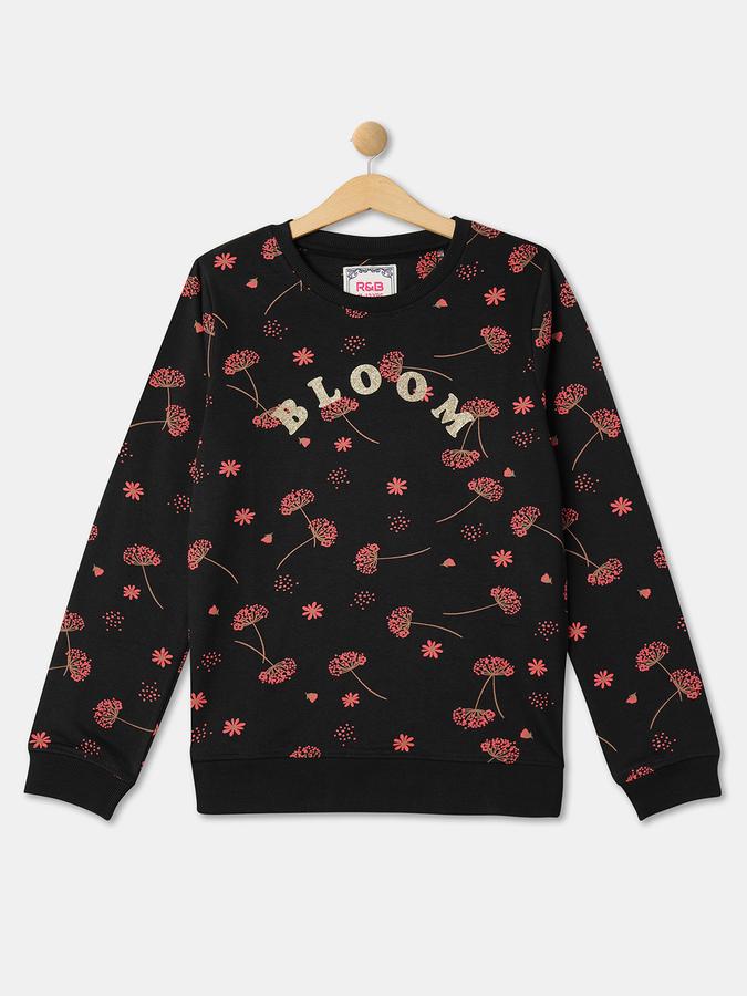 R&B Girls Black Sweatshirt