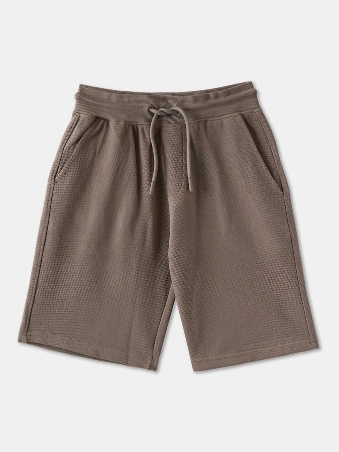 Boys Cotton Blend Relaxed Fit Drawstring Waist Knit Shorts