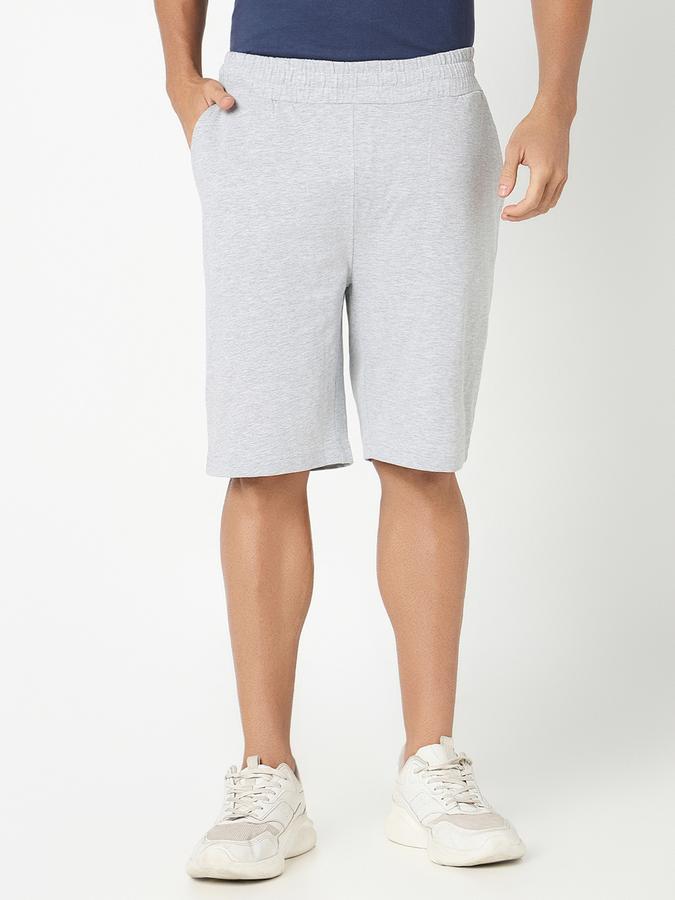 Men Solid Shorts image number 1