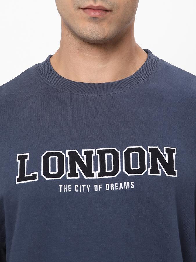 R&B Men Blue Sweatshirts & Hoodies image number 3